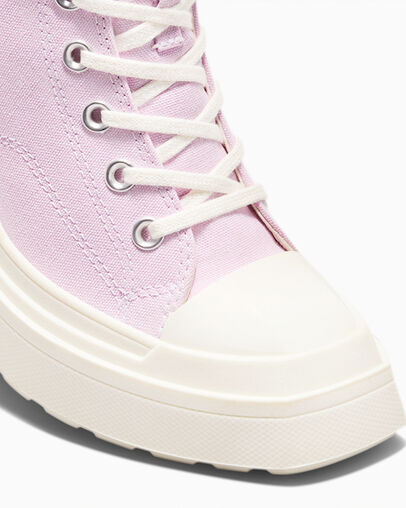 Chuck 70 De Luxe Wedge Polvo de estrellas lila/Garza/Negro, Detail Angle View