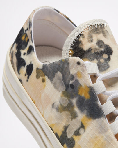 Chuck 70 Washed Florals Sesame/Gravel/Egret, Detail Angle View