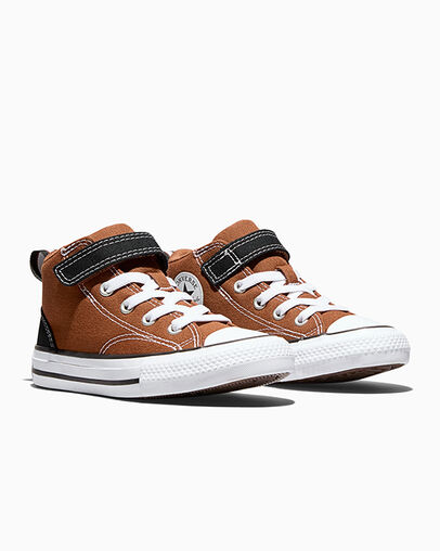 Chuck Taylor All Star Malden Street Easy On Unearthed Brown/Black/White, Top and Side View
