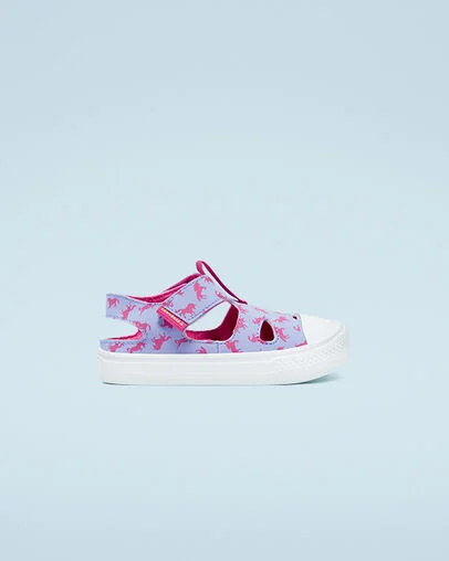 Chuck Taylor All Star Superplay Sandal Unicorns Twilight Pulse/Active Fuchsia, Outer Side View
