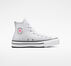Chuck Taylor All Star Lift Platform Glitter Wei&szlig;/Silber/Pink