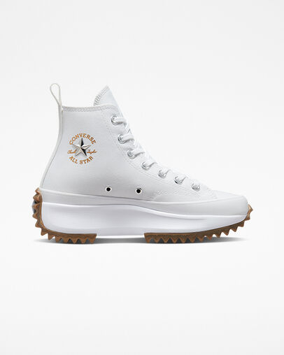 Run Star Hike Platform Metallic Details Blanc/Argent/Gravier, Outer Side View