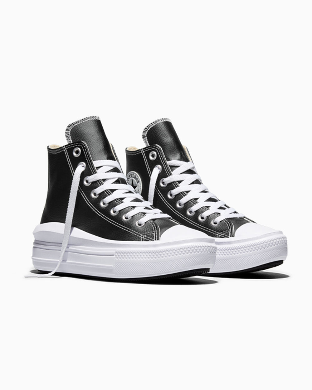 Thumbnail - Chuck Taylor All Star Move Platform Foundational Leather White