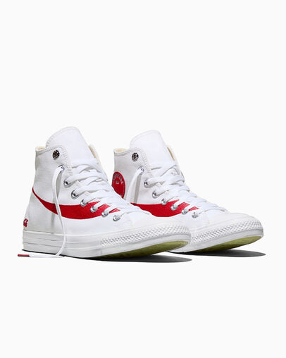 Converse x Coca-Cola Chuck Taylor All Star White/Racing Red/White, Top and Side View