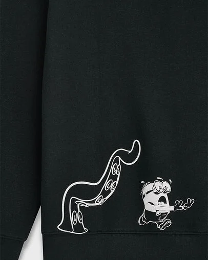 Converse x Minions Standard Fit Zip-Up Hoodie Converse Black