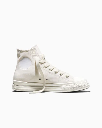Chuck Taylor Throwback Vintage White/Vintage White, Outer Side View