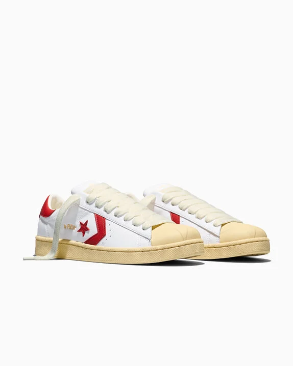 Converse x GOLF le FLEUR* Pro Leather White/Molten Lava/Banana Crepe