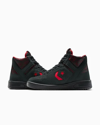 Converse x NARUTO SHIPPUDEN Itachi Weapon Black/Red/Moonbathe, Detail Angle View