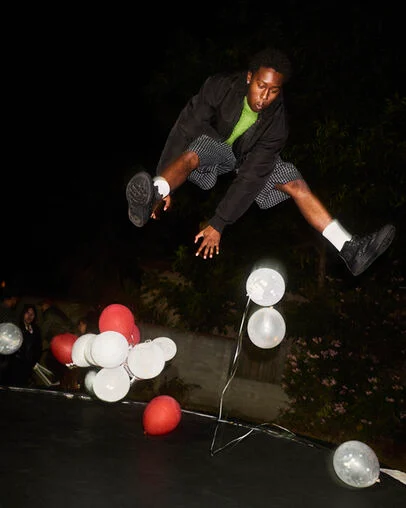 Chuck Taylor All Star Leather Black Mono, Detail Angle View