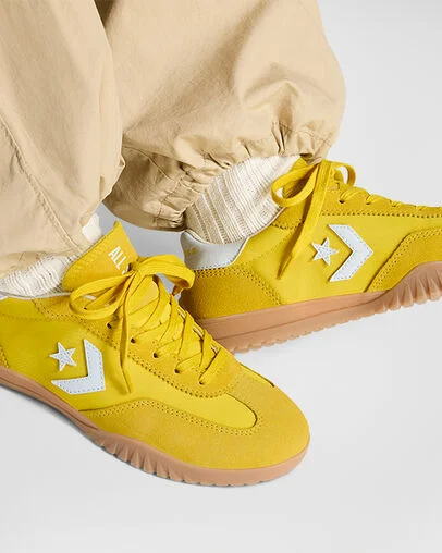 Run Star Trainer Golden Wren Yellow/Winter Slay White/Egret, Reflective View