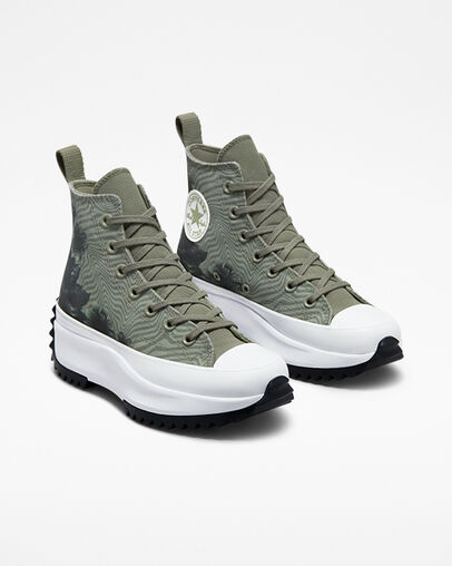 Run Star Hike Platform Desert Floral Surplus terrain clair/Noir, Angled View