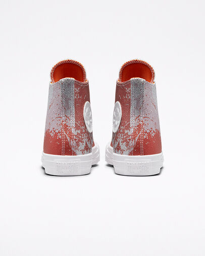 Hybrid Shine Chuck Taylor All Star Fire Pit/Himalayan Salt/White, Heel View