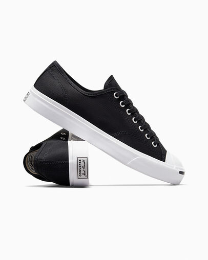 Jack Purcell Canvas Black/White/Black, Detail Angle View