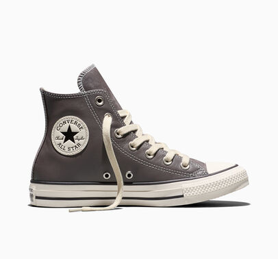 Converse Chuck Taylor All Star Elevated Leather Pot Hole Plum/Egret/Black