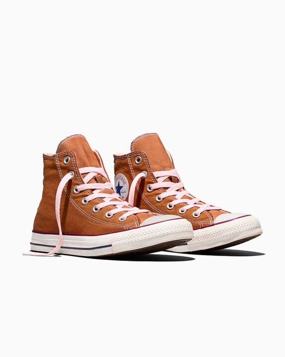 Chuck Taylor All Star Dip Dye Wide Width Orange Dust Dyed