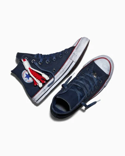 Chuck Taylor All Star Patriotic Country Obsidian Dyed, Angled View