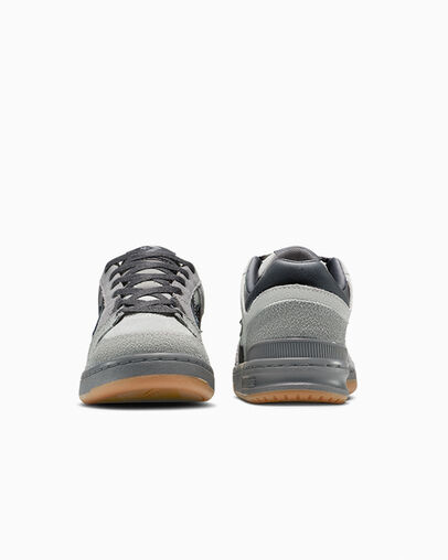 CL98 Suede Classic Grey/Dark Matter, Heel View