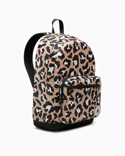 Go 2 Leopard Backpack Leoparden-Print, Back View