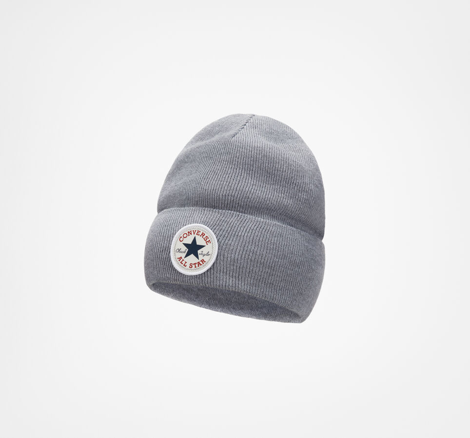 Chuck Taylor All Star Patch Beanie Vintage Grey Heather