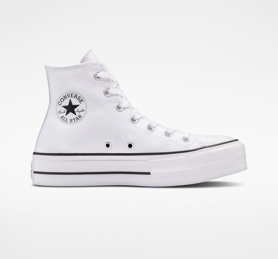 Chuck Taylor All Star Lift Platform Gems Gemas blancas