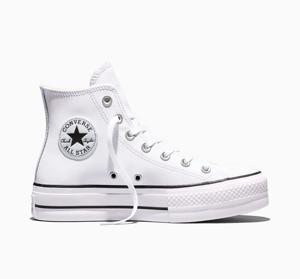 Chuck Taylor All Star Leather Platform White/Black/White