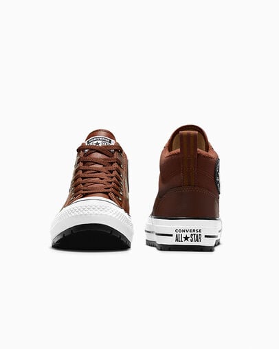 Chuck Taylor All Star Malden Street Boot Bear Nap Brown/Toadstool Tan/White, Heel View