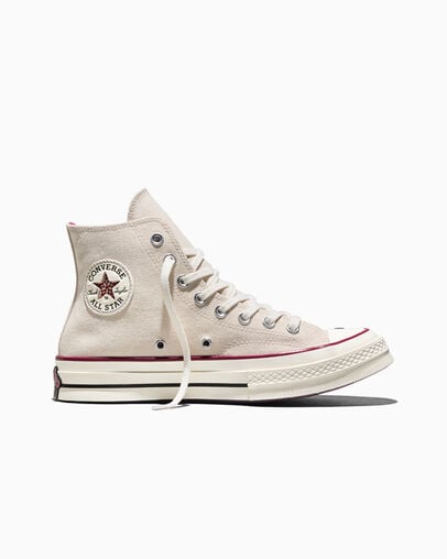 Converse x Hello Kitty Chuck Taylor 70 Swarovski&reg; Egret/Sporty Berry/Black, Outer Side View