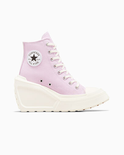 Chuck 70 De Luxe Wedge Polvo de estrellas lila/Garza/Negro, Outer Side View