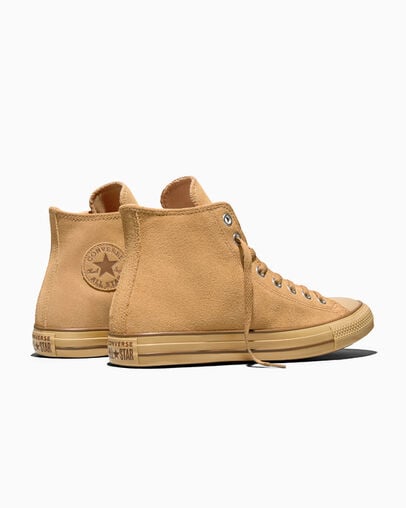 Chuck Taylor All Star Suede Clay Court/Tawny Owl, Heel View