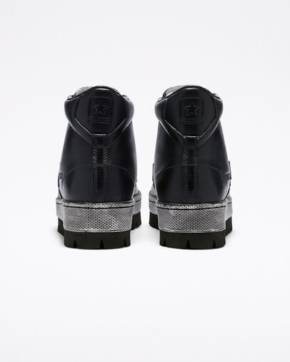 Pro Leather Trek All Black Trek, Heel View