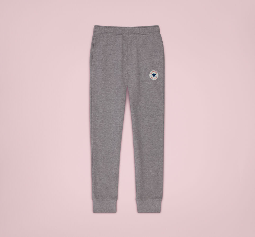 Fleece Jogger Grigio melange scuro