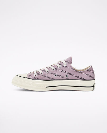 Chuck 70 Love Fearlessly Amethyst Grey/Egret/Black, Inner Side View