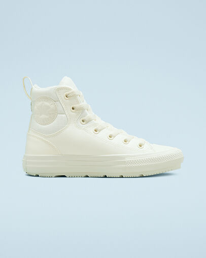 Chuck Taylor All Star Berkshire Boot Egret/Bold Mandarin/Egret, Outer Side View