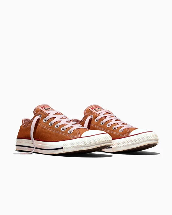 Chuck Taylor All Star Dip Dye Wide Width Orange Dust Dyed