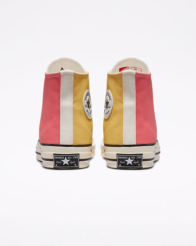 Chuck 70 Hybrid Texture Saturn Gold/Pink Salt/Egret, Heel View