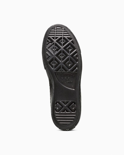 Chuck 70 Woven Leather Black/Black/Black, Outsole View