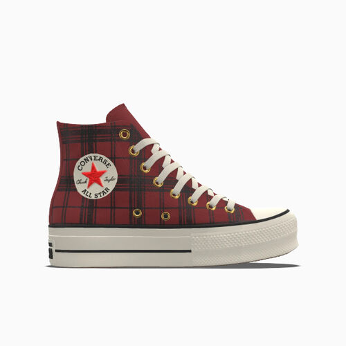 Converse Custom Chuck Taylor All Star Lift Platform By You Days Ahead – 171209CHO24_daysahead_plaid_CP