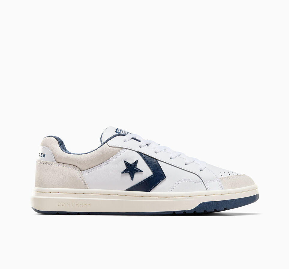 Pro Blaze Classic Leather & Suede Blanco/Azul marino/Gris vaporoso