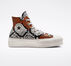Chuck Taylor All Star Platform Authentic Glam Blanc vintage/Noir/Orange