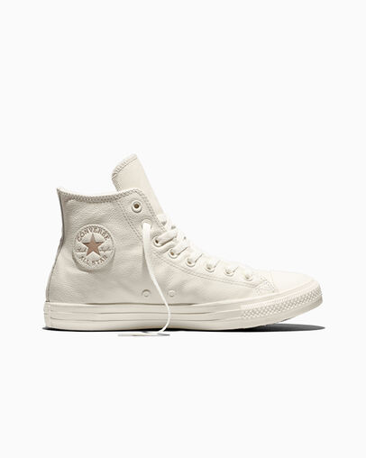 Converse Chuck Taylor All Star Tonal Leather Egret/Vintage Cargo/Egret — photo 4