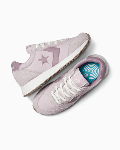 Converse Omega Trainer Pastel Summit Pink/Barely Grape, Angled View
