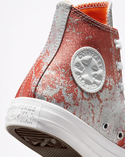 Hybrid Shine Chuck Taylor All Star Fire Pit/Himalayan Salt/White, Detail Angle View