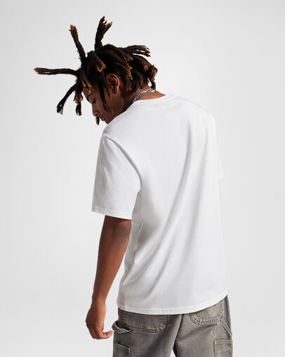 Star Chevron Landscape T-Shirt White, Full Body View