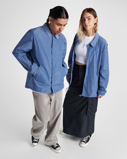 Go-To Andover Coach's Jacket Bleu lacustre, Full Body View
