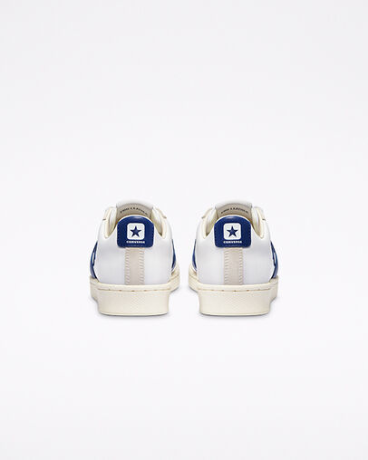 Pro Leather Wei&szlig;/Rush Blue/Egret, Heel View