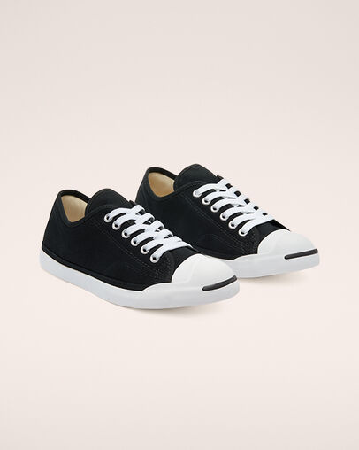 Jack Purcell LP Canvas Color Black/Natural/White, Angled View