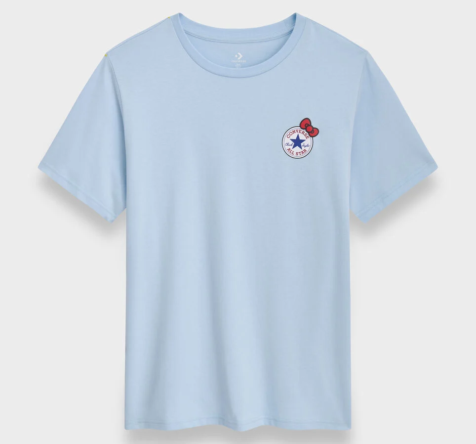 Converse x Hello Kitty And Friends Chuck Taylor Patch T-Shirt Clear Skies