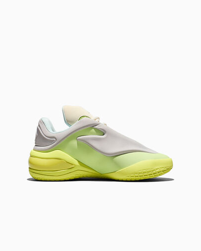 SHAI 001 Lace Up Lime, Outer Side View