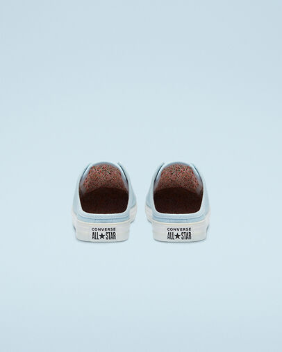 Chuck Taylor All Star Dainty Mule Summer Denim Denim/Vintage White/Multi, Heel View