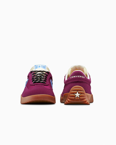 Run Star Trainer Suede Frozen Acai/Gum Honey/Lt Blue, Heel View